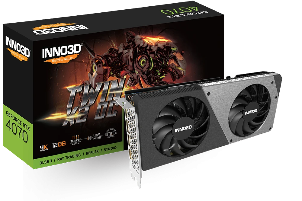 INNO3D GeForce RTX 4070 TWIN X2 OC